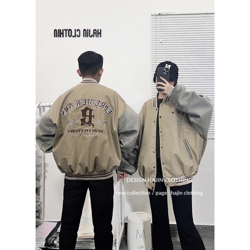 Áo Khoác Bomber Mẫu Mới Thu Đông Siêu Cấp