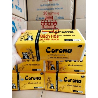 Combo 5 gói khăn giấy rút chính hãng cao cấp Corona 500 tờ