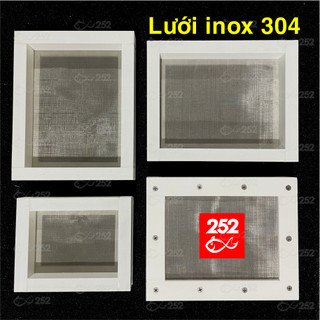 Khay tách phân , cặn cho lọc bể cá lưới inox 304