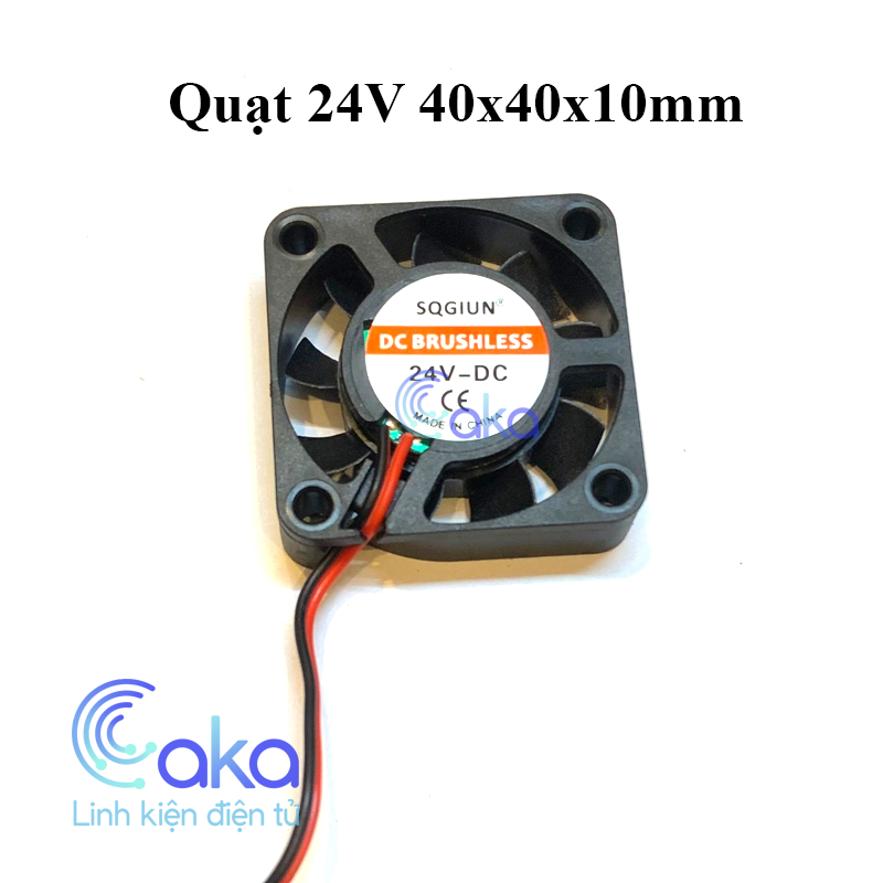 Quạt tản nhiệt 24V 40x40x10mm