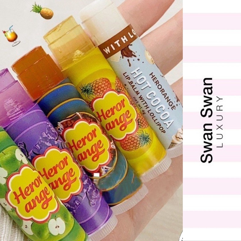 Son Dưỡng Môi Hero Orange 5 Mùi Trái Cây