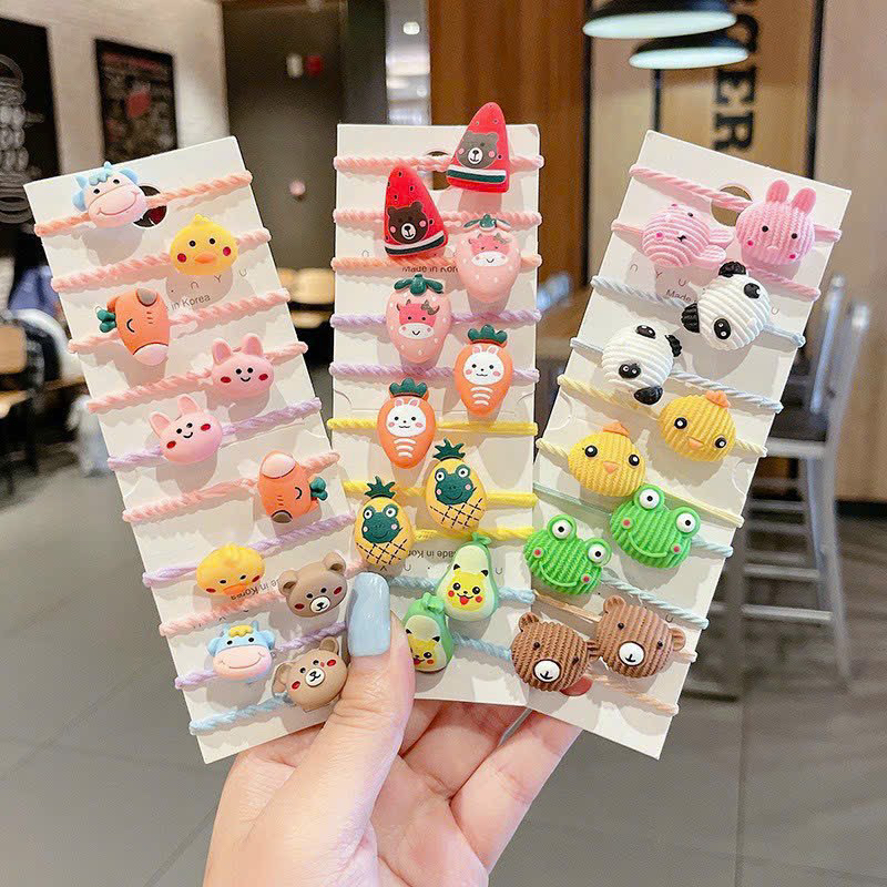 Dây thun buộc tóc hình hoạt hình thời trang Hàn Quốc cho bé 🌸free ship🌸