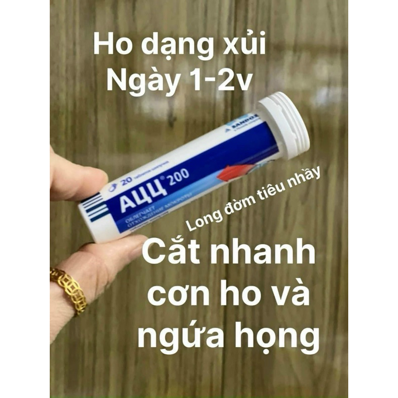 VIÊN SỦI GIÚP GIẢM HO HIỆU QUẢ