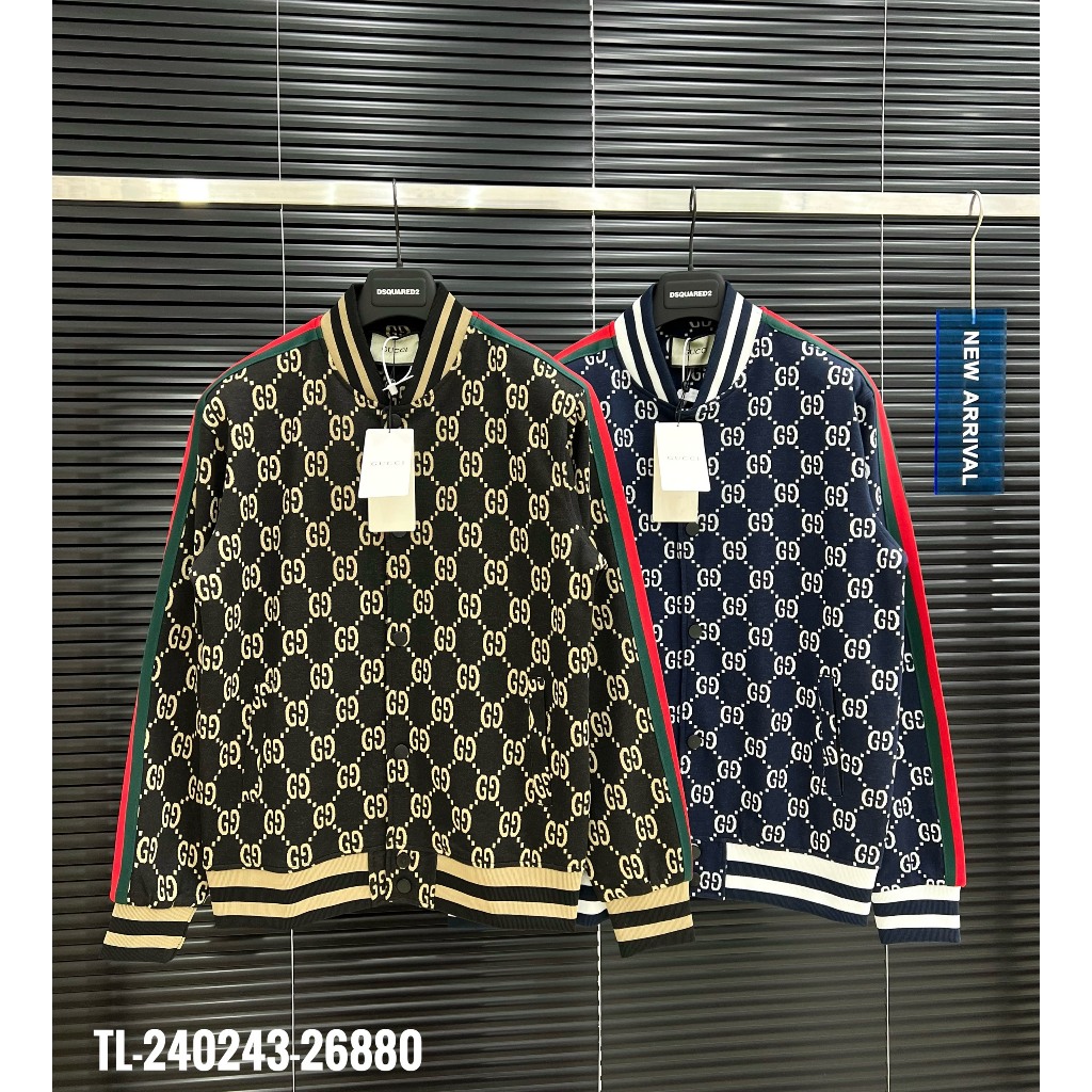 🔥Hot🔥Áo bomber Gucci siêu cấp họa tiết monogram hot trend Nam nữ New 2023