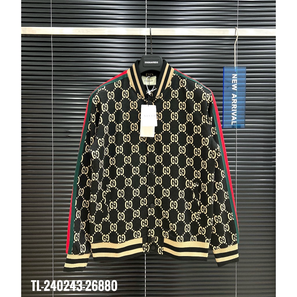 🔥Hot🔥Áo bomber Gucci siêu cấp họa tiết monogram hot trend Nam nữ New 2023