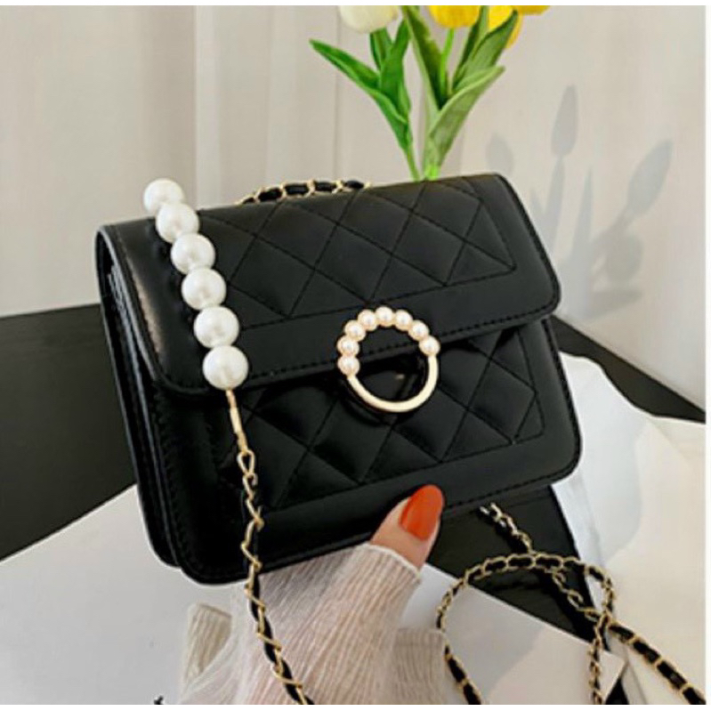 Túi xách đẹp khoá vương miện thời trang đeo chéo, đeo vai