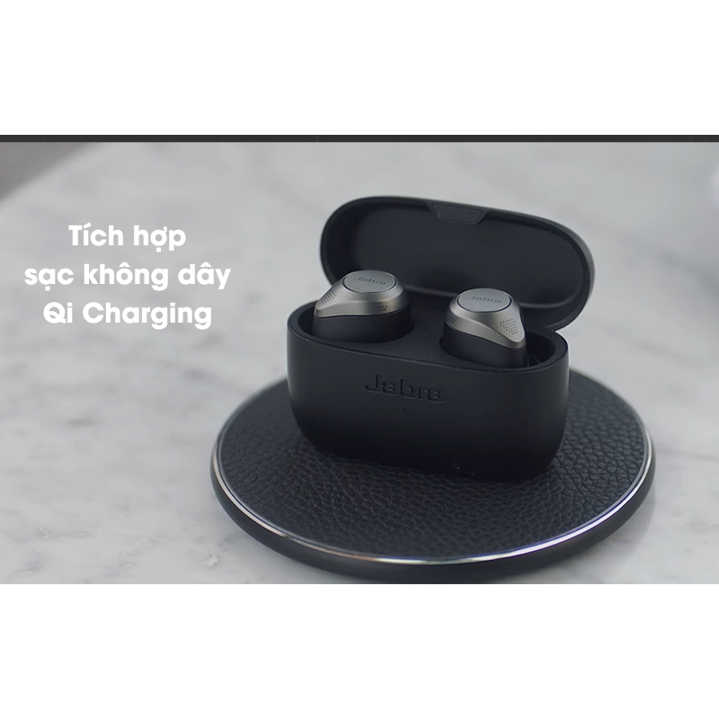 Tai Nghe Bluetooth True Wireless Jabra Elite 85T Sạc Không Dây Chống Ồn ANC Kháng Nước IPX4 Chơi Nhạc 7H Liên Tục
