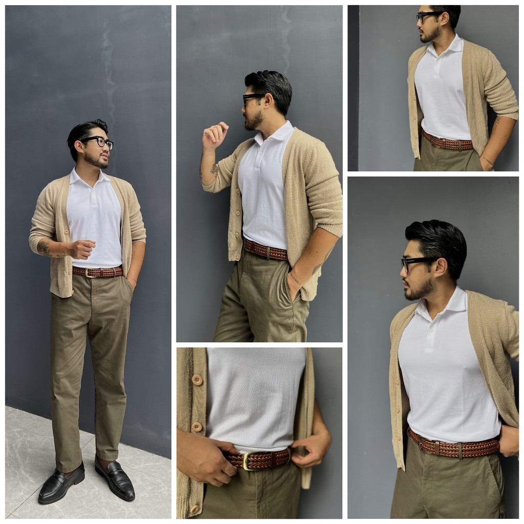 Thắt Lưng Da Bò Đan Chéo