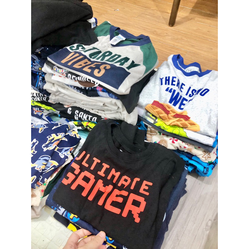 Áo thun dài tay bé trai chất poly size đại cồ