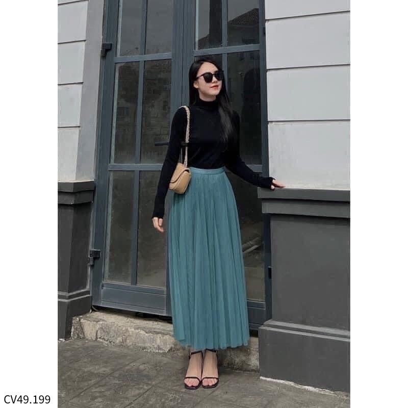 Chân váy xinh cho chị em mặc 4 mùa hàng 3 lớp siêu đẹp