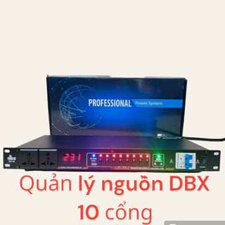 Quản Lý Nguồn DBX 10 Cổng chia nguồn ổn định dòng điện chống chay nổ bảo vệ thiết bị điện