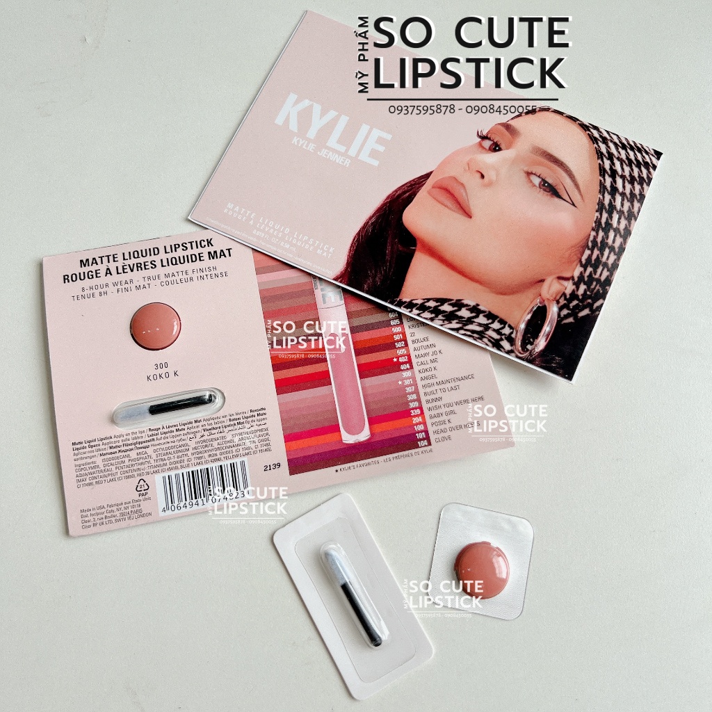 Vỉ Son Lì Kylie Cosmetics Matte Liquid Lipstick - Màu 300