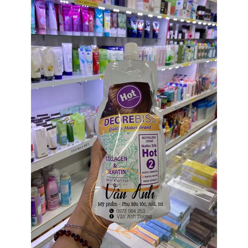 Thuốc Duỗi Tóc Siêu Thẳng Hot Colagel & Keratin Chính Hãng