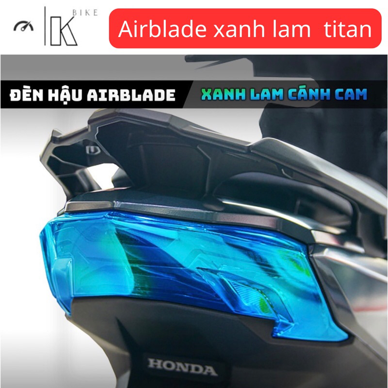 Miếng dán Decal TITAN  đôỉ  màu ĐÈN HẬU AB 2020 - 2024 , chống xước đổi màu chóa đèn hậu airblade 125-150-160