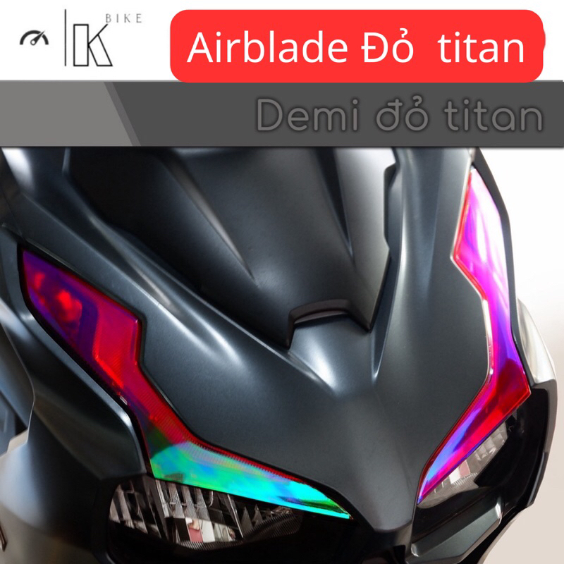 Miếng dán Decal DEMI Airblade 2020-2023  chuyển màu  bảo vệ ĐÈN ĐỊNH VỊ . xe ab 125-150-160 .