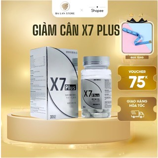Balan store Siêu Giảm cân X7 Plus Ngân 98 Chính hãng Combo Viên uống giảm cân cấp tốc nhanh giảm béo tan mỡ