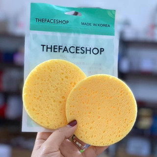 Bông bọt biển rửa mặt The face shop Hàn quốc 2 miếng
