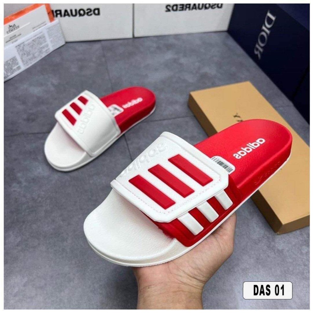 Dép Nam A.di.das Mẫu Mới Nhất 2023 ,Dép Nam Quai Ngang Dán Thiết Kế Trẻ Trung Form Dáng Thể Thao Chống Thấm Nước