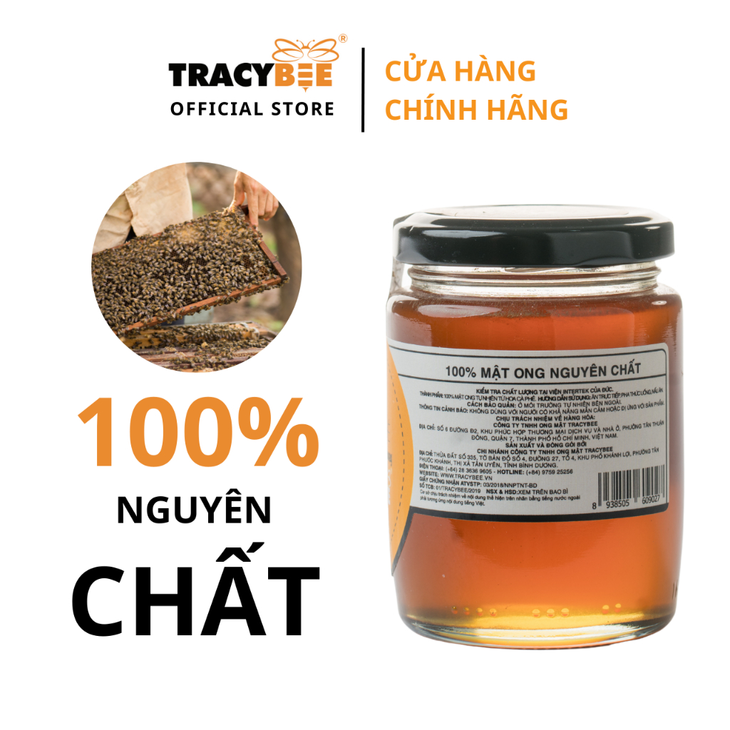 MẬT ONG HOA CÀ PHÊ TRACYBEE 189ML