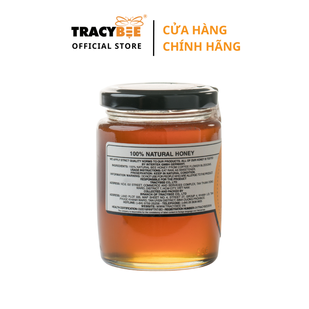 MẬT ONG HOA CÀ PHÊ TRACYBEE 189ML
