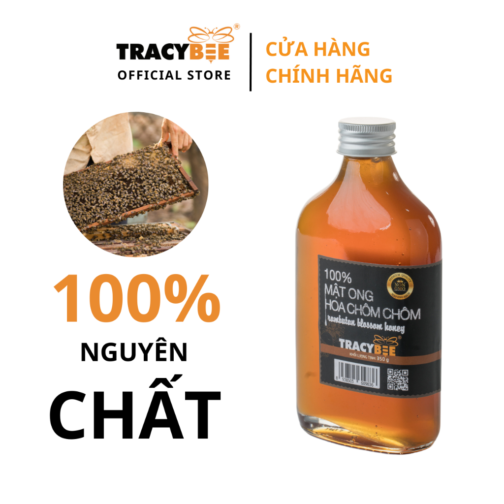 Mật ong chôm chôm Tracybee 350gr