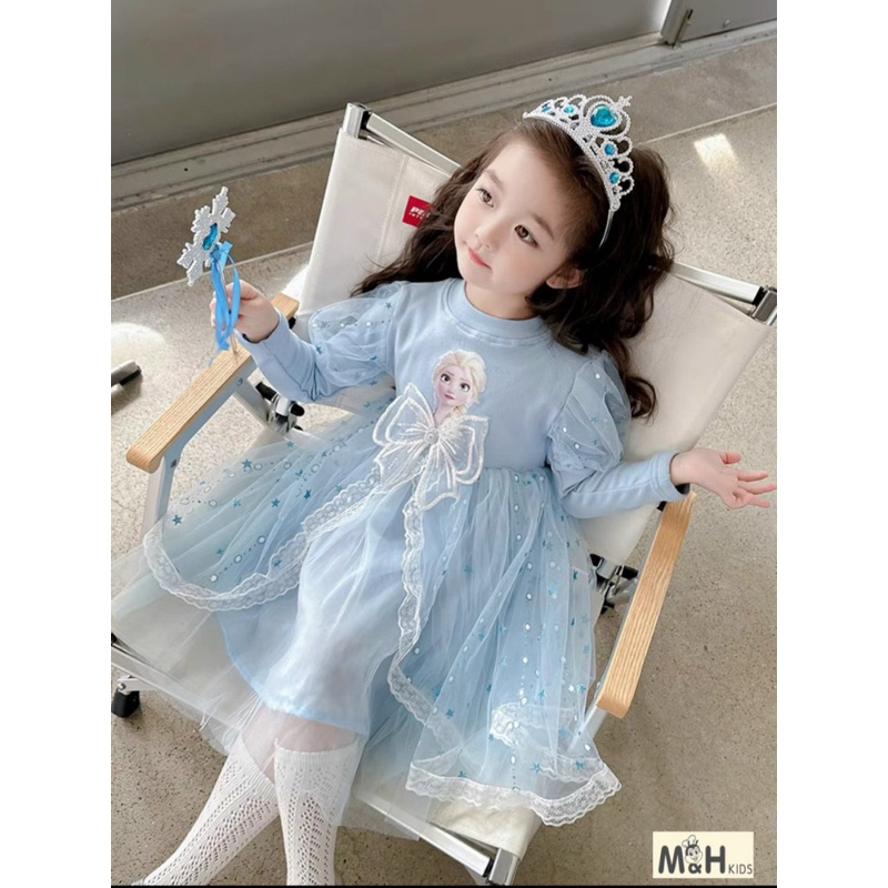 Váy công chúa elsa cho bé. Đầm công chúa elsa cao cấp cho bé yêu. Váy công chúa cho bé