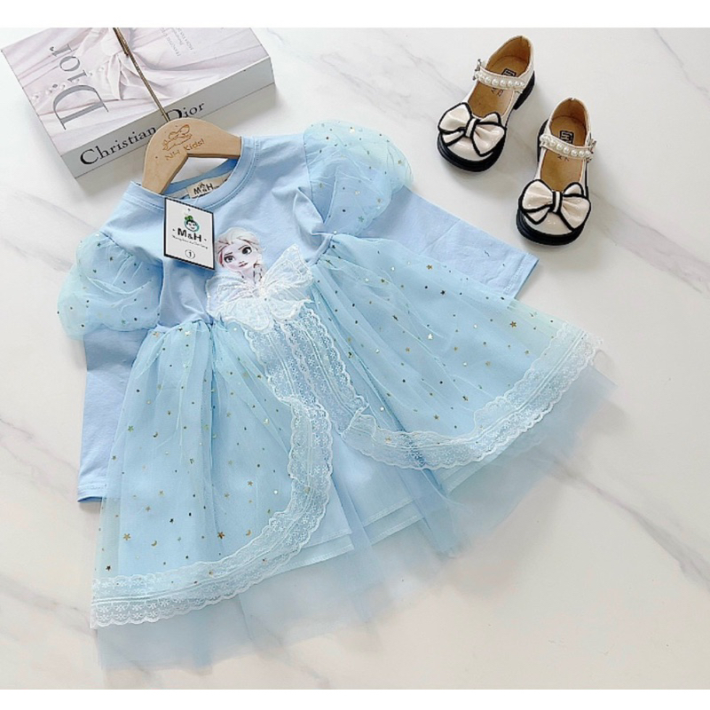 Váy công chúa elsa cho bé. Đầm công chúa elsa cao cấp cho bé yêu. Váy công chúa cho bé