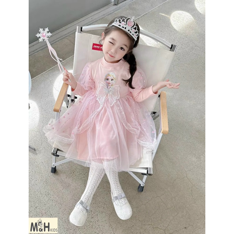 Váy công chúa elsa cho bé. Đầm công chúa elsa cao cấp cho bé yêu. Váy công chúa cho bé