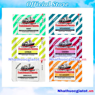 Kẹo Cay Con Tàu Fisherman’s Friend Hàng Chính Hãng Dùng Được Cho Người Ăn Kiêng Hoặc Người Bị Tiểu Đường
