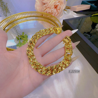 Lắc tay Khắc Trơn Xi Bạch kim cao cấp