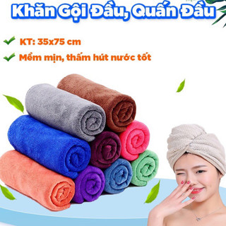 Khăn tắm gội đầu Spa, khăn lông cừu Hàn Quốc siêu mịn, kháng khuẩn theo công nghệ Nano 35cmx75cm, 70cmx140cm