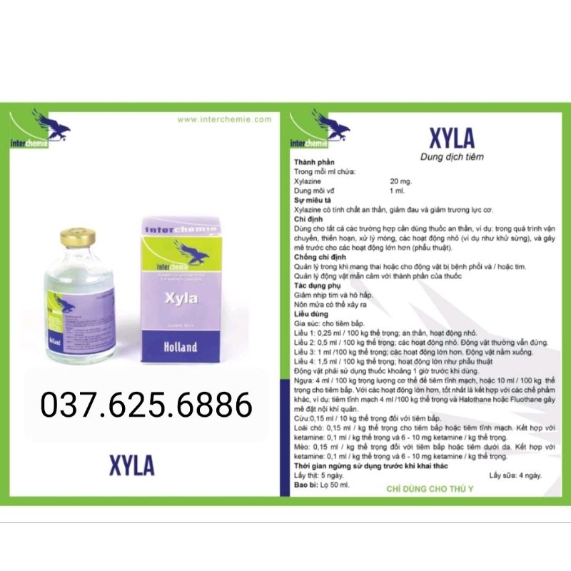 Xyla Nhập Khẩu Hà Lan, Hỗ Trợ An Thần Chó Mèo