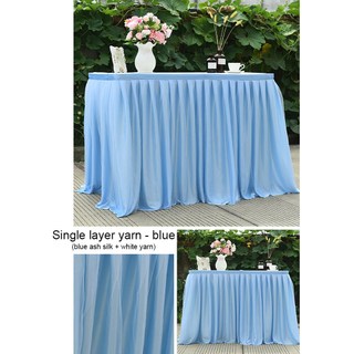 Khăn quây bàn vải cao cấp size 1m5x1m trang trí bàn tiệc sinh nhật, tiệc cưới, party