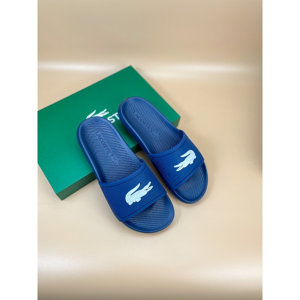 Dép Lacoste Cá Sấu, Dép Nam Quai Ngang Cá Sấu Mẫu Mới 2023 Siêu Hot