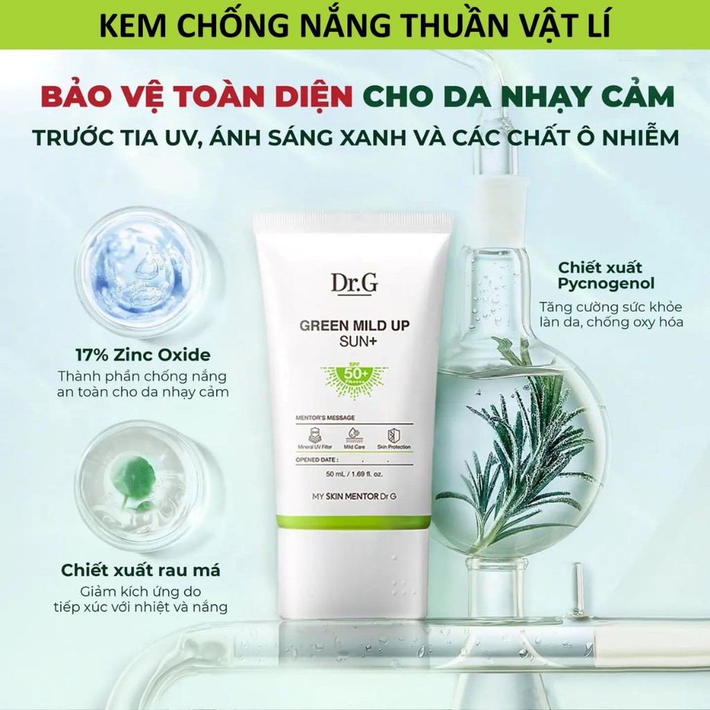 Kem Chống Nắng Dr.G SPF50+ PA+++ 50ml