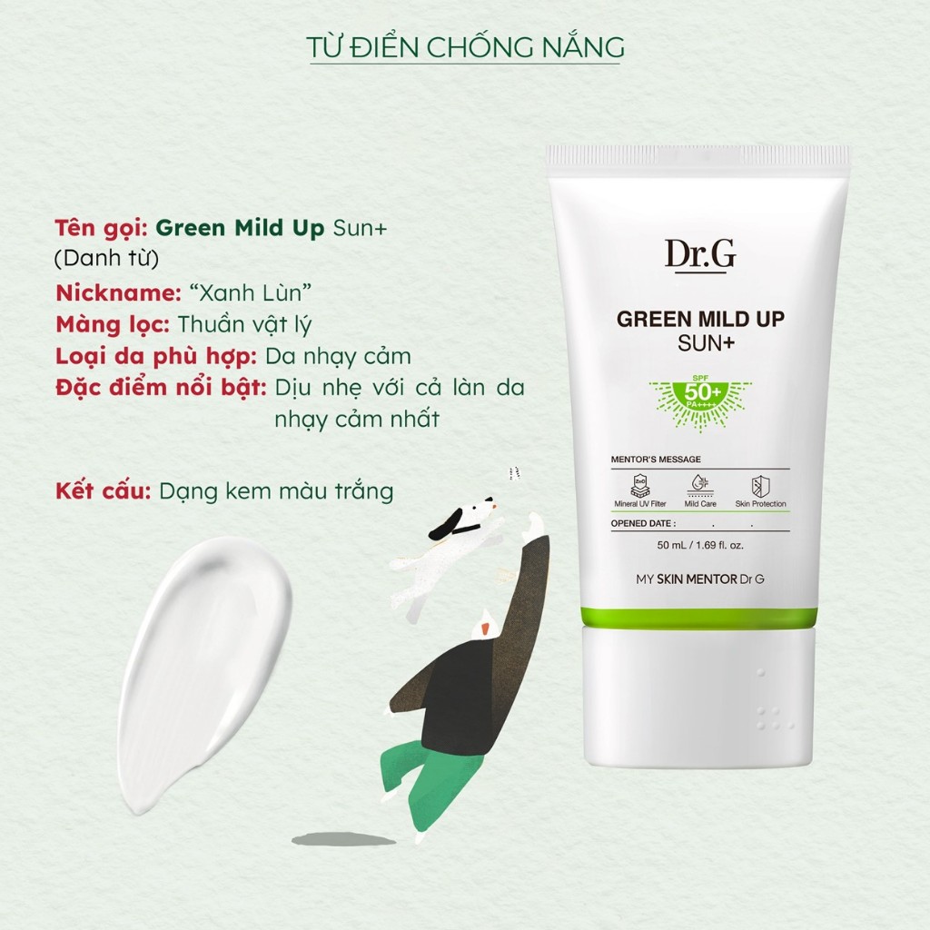 Kem Chống Nắng Dr.G SPF50+ PA+++ 50ml