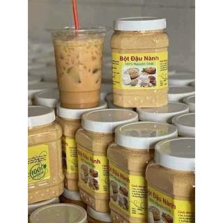 Bột đậu nành rang thơm nguyên chất 100% hộp 500gr