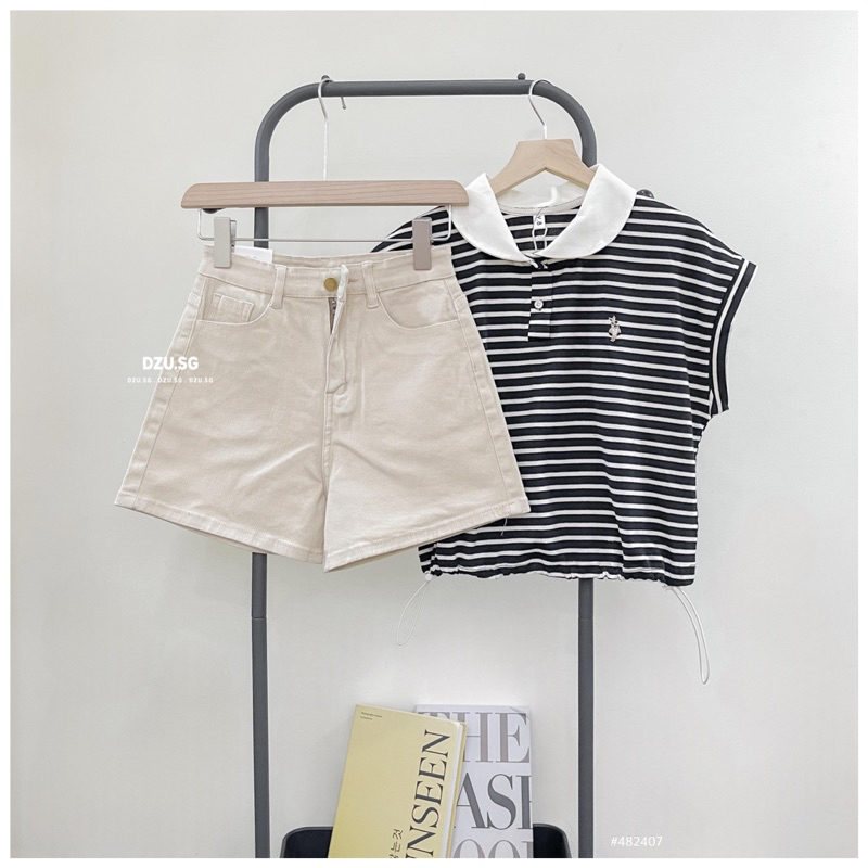 Short jean nữ co dãn basic 3 màu DZU.SG