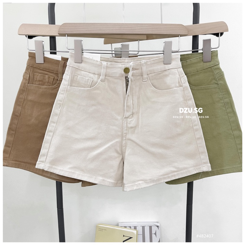 Short jean nữ co dãn basic 3 màu DZU.SG