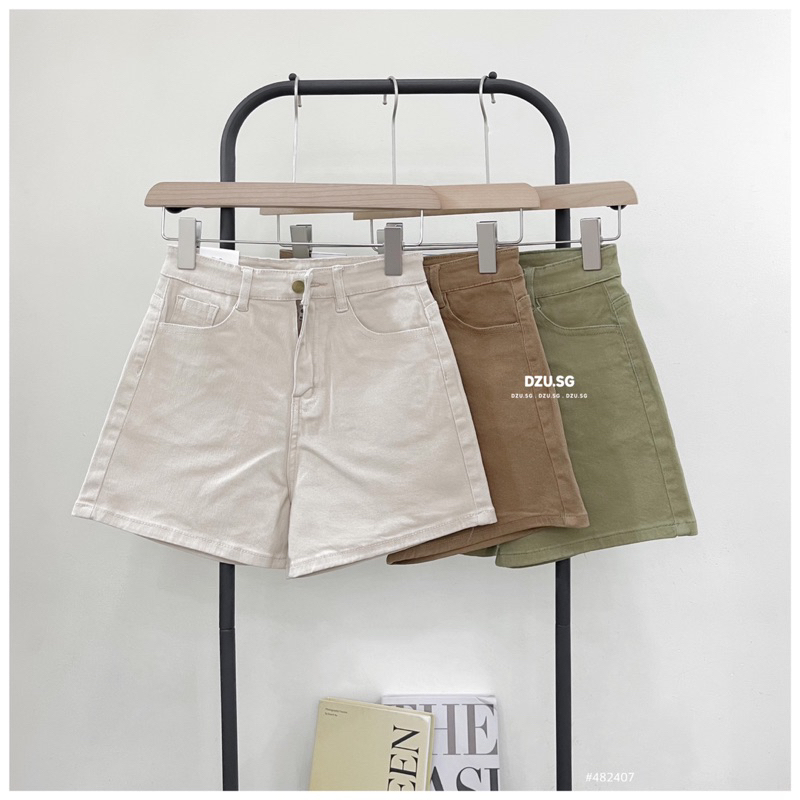 Short jean nữ co dãn basic 3 màu DZU.SG