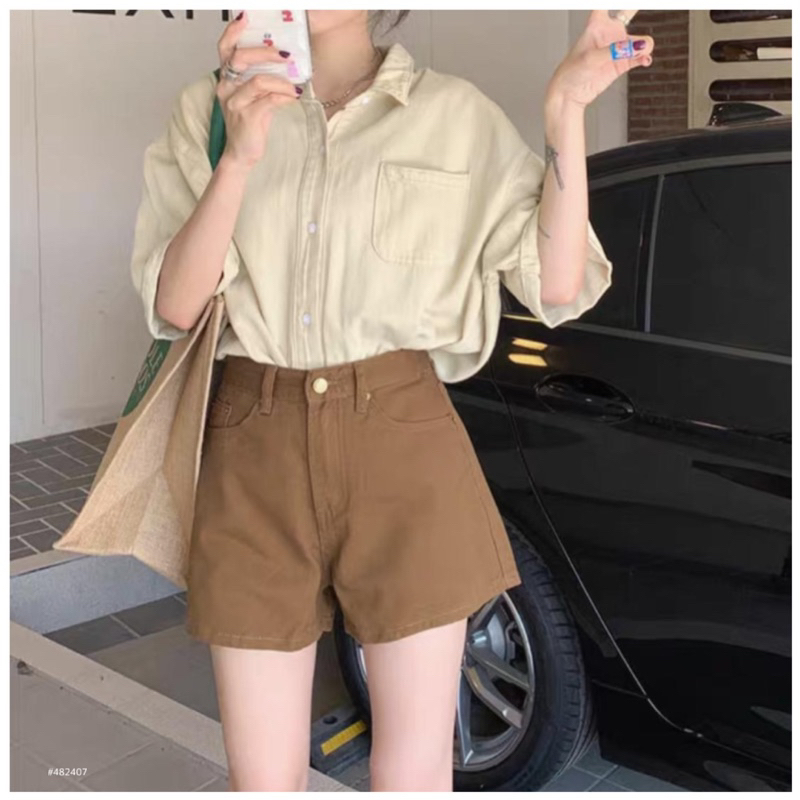 Short jean nữ co dãn basic 3 màu DZU.SG