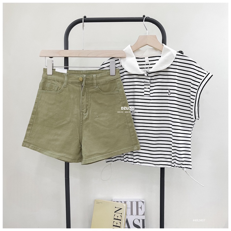Short jean nữ co dãn basic 3 màu DZU.SG