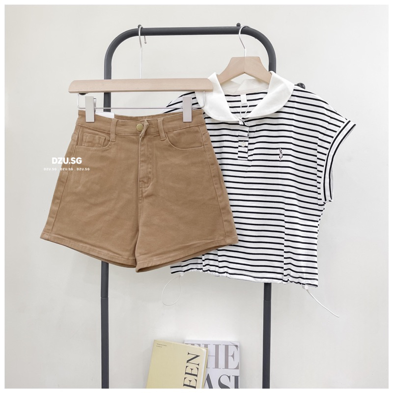 Short jean nữ co dãn basic 3 màu DZU.SG