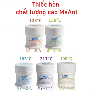 Thiếc hàn làm chân nhiệt độ 138/ 158/ 183/ 199/ 217°C - chất lượng cao MaAnt