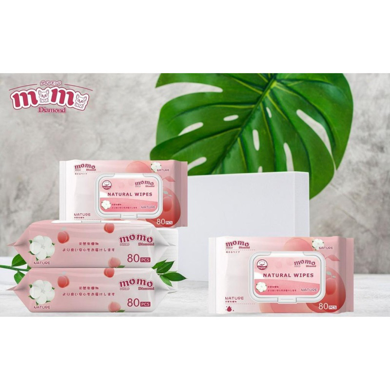Khăn ướt Momo Diamond 40 tờ / 80 tờ