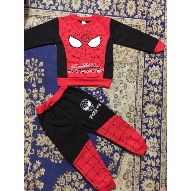 Bộ siêu nhân nhện bé trai size 10-15kg