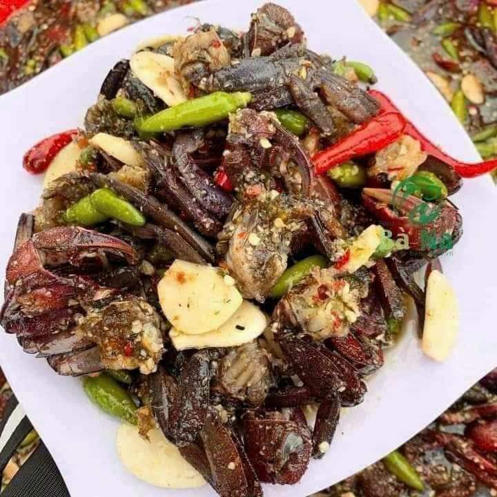 Ba khía trộn cà mau vừa ăn không chất bảo quản