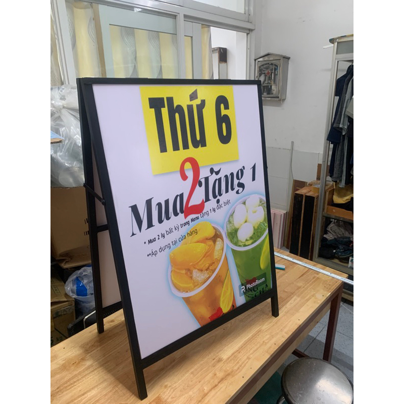 Khung chữ A 2 mặt KT 60 x 80cm