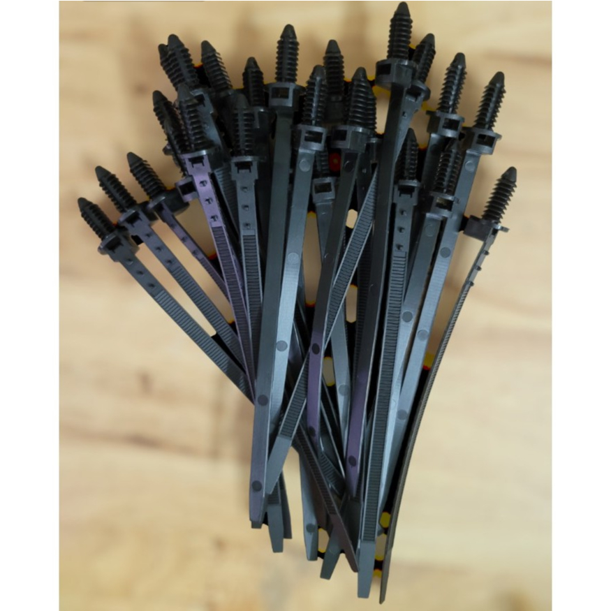 10 Dây rút ghim nhựa, dây thít có đầu chốt tán chuyên dụng cho ô tô, xe máy...