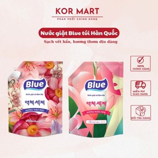 Nước giặt Blue 2100 ml hương Thảo Mộc và hương Nước Hoa sx theo CN Hàn Quốc an toàn cho gia đình